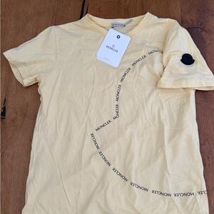 Moncler Yellow T-Shirt